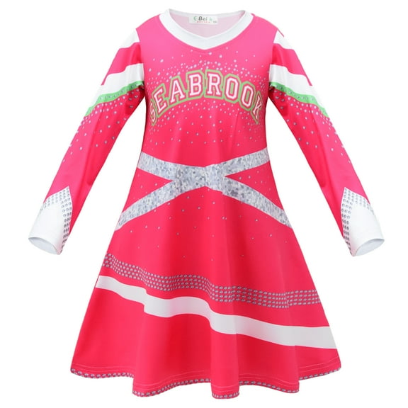 Zombies Cheerleader Costumes for Girls Toddler Halloween Fancy Dress