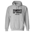 thumbnail image 1 of Zombies Eat Brains You're Safe Sarcastic Novelty Gift Idea Adult Humor Funny Men's Hoodies, 1 of 2