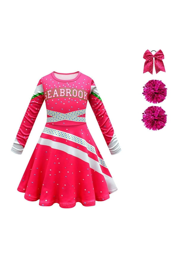 Zombies Girls Cheerleader Costumes Dress Halloween Cosplay Outfits