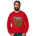 thumbnail image 1 of Zombies Handouts Give Limbs Sci-Fi Nerd Sweatshirt for Men or Women Brisco Brands S, 1 of 5