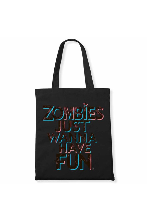 Zombies Just Wanna Have Fun Halloween Fall: Funny, Cute / Scary Mom-Ster (Moms) Canvas Bag 1Pc