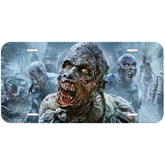 Zombies Novelty Car Auto License Plate