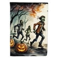 thumbnail image 1 of Zombies Spooky Halloween Garden Flag 11.25 in x 15.5 in, 1 of 5