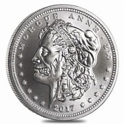 Zombucks Morgue Anne 1 oz .999 Fine Silver Round