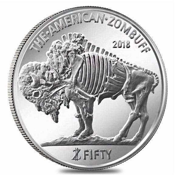Zombucks "ZomBuff" 1 oz .999 Fine Silver Round