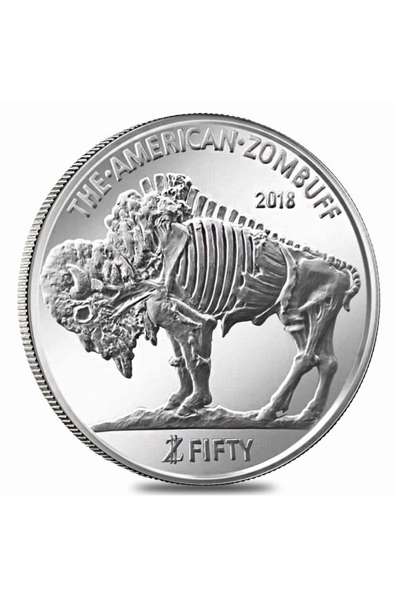 Zombucks "ZomBuff" 1 oz .999 Fine Silver Round