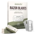 thumbnail image 1 of Zomchi Double Edge Razor Blades 2.0, 100 Count Platinum Stainless Steel, Fits All Safety Razors, 1 of 7