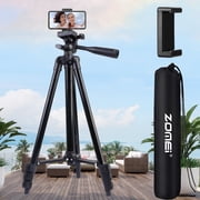 Zomei 55 inch Camera Tripod, Aluminum Phone Stand, Travel SLR Camera Tripod