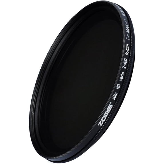 Zomei 55mm Ultra Slim ND2-ND400 Fader Variable Neutral Density Adjustable Lens Filter Ultra Slim ND Filter Optical Glass