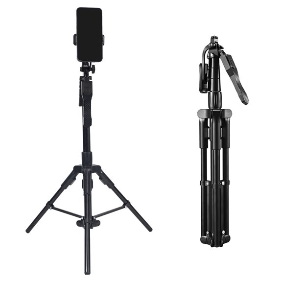Zomei SC170 66.93" Portable Cell Phone Tripod Stand, Adjustable Aluminum Tripod with 360 Rotation Head for Selfies Vlogging Live Video Outdoor Shooting
