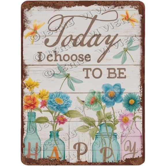 Zomyto 12x16 Inches Vintage Aluminum Sign - Into The Garden I Go to Lose My Mind and Find My Soul Beautiful Tin Sign, Motivational Quote Art, Perfect for Patios, Porches, or Garden Areas