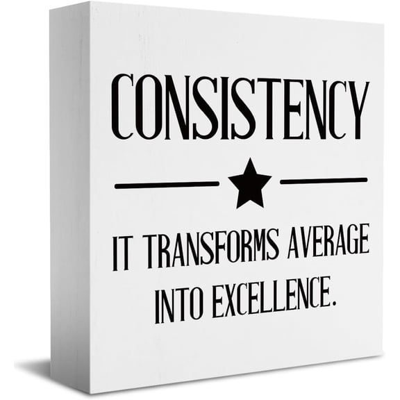 Zomyto 5"x5" Inspirational Offices for Coworkers Motivational Wooden Box Sign Home Office Desk Decor Cheer Up Boss Days