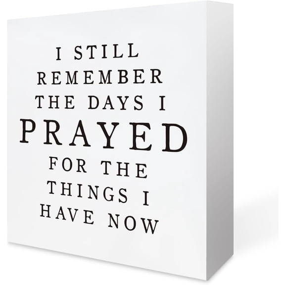 Zomyto 5x5 In Inspirational Home Office Decor I Still Remember The Days Wooden Box Sign Decor Desk Sign