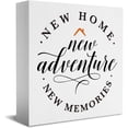 thumbnail image 1 of Zomyto 7"x7" House Warming New Home Couple New Apartments New Mom Dads House Stuff Rustic Wooden Box Sign, 1 of 6