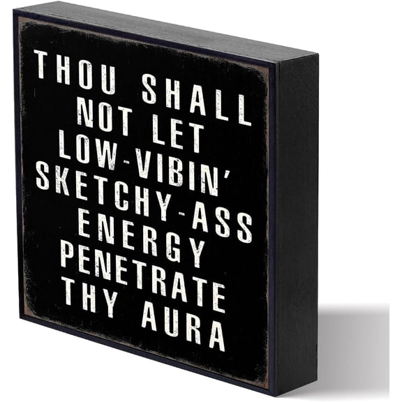 Zomyto 7x7 Inches Motivation Quotes - Funny Quotes Wood Box Sign Decor - Funny Sayings Desk Decor - Entrepreneur Gifts - - Inspiration Wood Box es Gifts Girl Friends