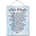 thumbnail image 1 of Zomyto Lord's Prayer Wall Sign, Hanging Printed Wall Plaque Wood Signs, , Our Father, who Art in Heaven, Hallowed be Thy Name, Christian Wall Decor 10 X 8 inch, 1 of 5