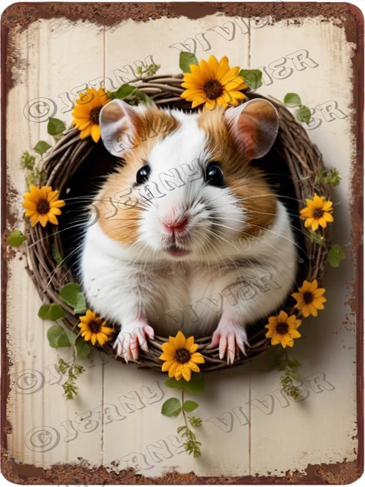 Zomyto Rabbit with Inspiring Positive Quotes Creative Tin Sign 12x16 ...