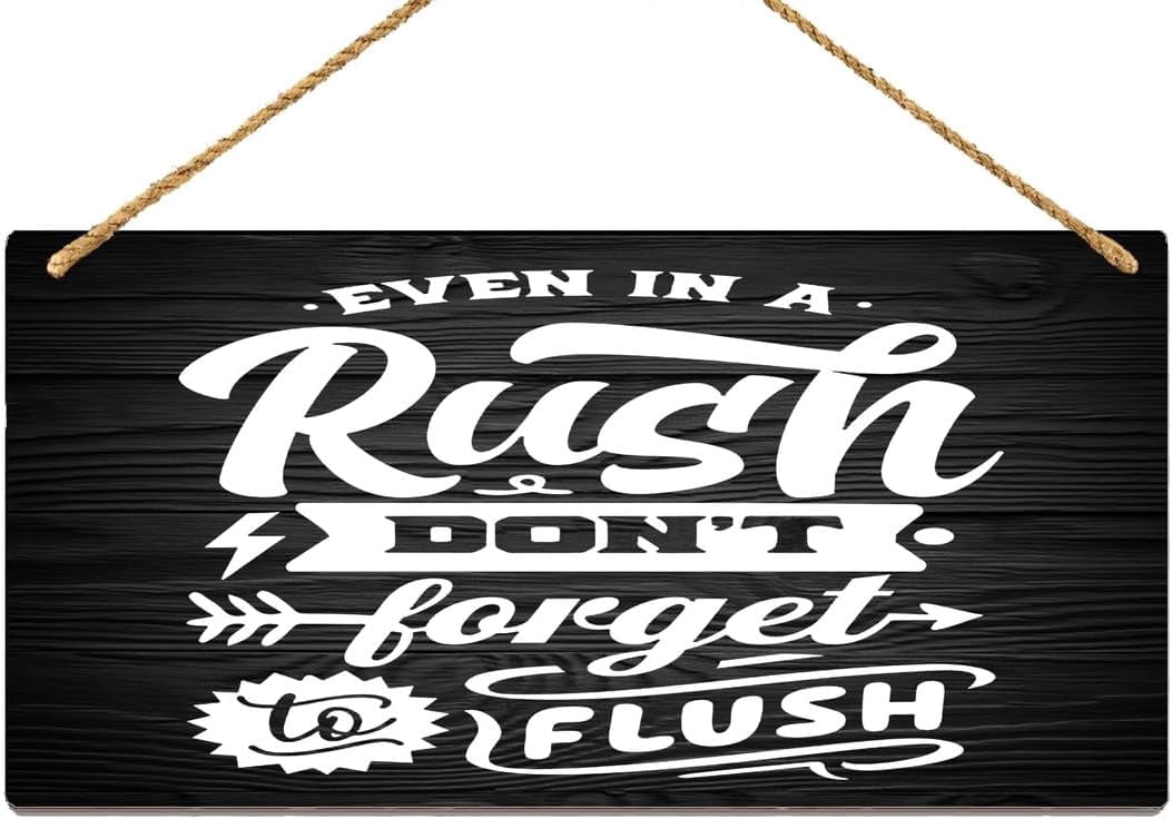 Zomyto Sign Wall Art Definition Wood Plaque Even In A Rush Don't Forget ...