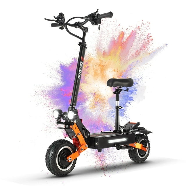 ZonDoo ZO01 Plus Electric Scooter Adults 60V 6000W Dual Motor,Up to