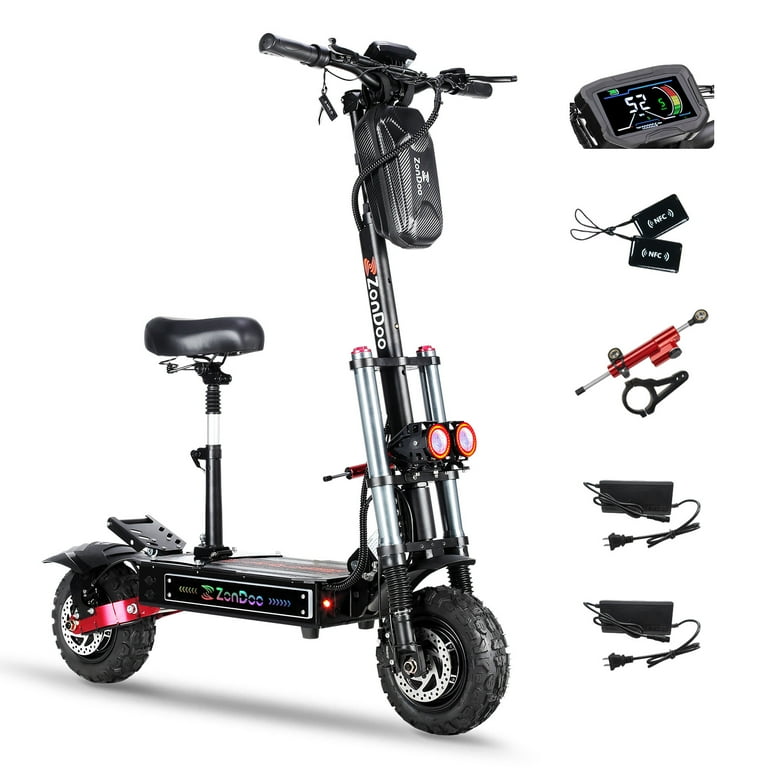 SCOOTER SCT 140cm！！ ZonDoo ZO03 Plus Adult Electric Scooter, 6000W, 58 MPH, 60