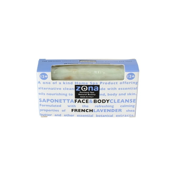 Zona Saponetta Face & Body Cleanser French Lavender 4.5oz
