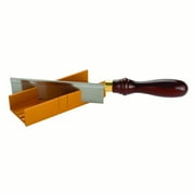 olson saw 35-221 deluxe fine kerf saw 35-560 24 tpi with aluminum thin slot miter box, slot size .0