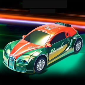 Zonao Pull Back Race Cars Toy,Push Go Inertial Drift Car Models Toy with Light and Sound Effects Perfect Car Toy for Kids Ages 4-8