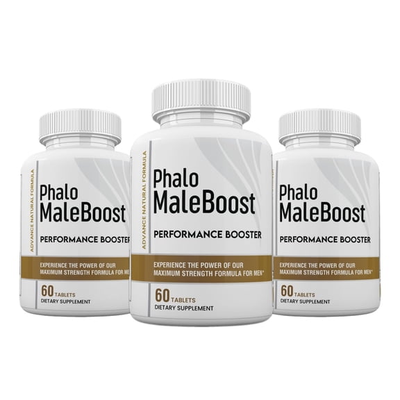 Zonata (3 Pack) Phalo Boost Male Pills, Performance Boost for Men Supplement, Strength, Performance, 180 Count