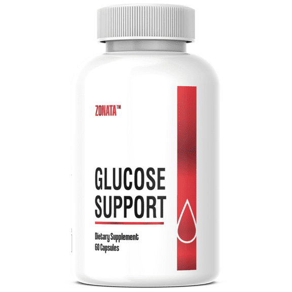 Zonata Glucose Support Capsules, Glucose Support Premium Formula, 60 Count