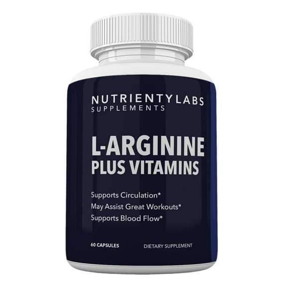 Zonata L-Arginine Plus Vitamins Pills, L-Arginine Supplement
