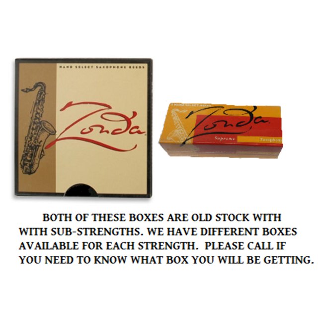 Zonda Alto Saxophone Reeds 5 Per Box