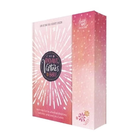 ZonderKidz 214087 NLRV Radiant Virtues Bible for Girls A Beautiful Word Collection - Hardcover with Magnetic Closure