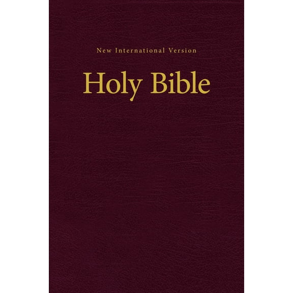 Zondervan 071901 Niv Value Pew & Worship Bible - Burgundy Hardcover