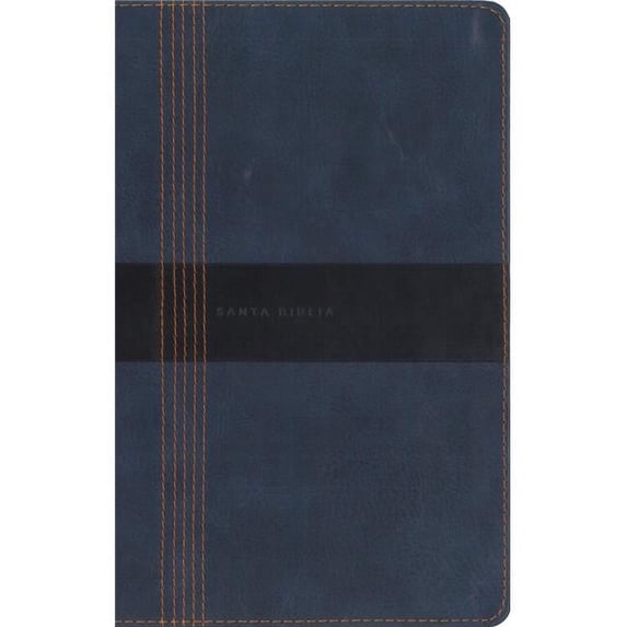 Zondervan 160037 NBLA Ultrathin, Large Print & Handy Size Bible - Santa Biblia Ultrafina-Letra Grande-Tamano, Blue Leathersoft