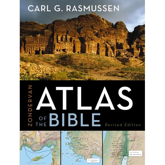 Zondervan Atlas of the Bible: Revised Edition, Full-Color Maps, Photos, Graphics, and More, (Hardcover)