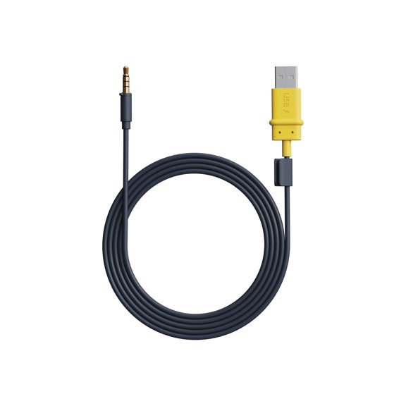 Logitech - USB-A to headphone jack adapter - 3.5mm audio jack male to USB male - 1.3 m