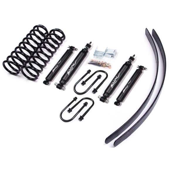 Zone Offroad 3" Coil Spring Lift Kit W/ Nitro Shocks,Chrysler Axle,84-01 Jeep Xj