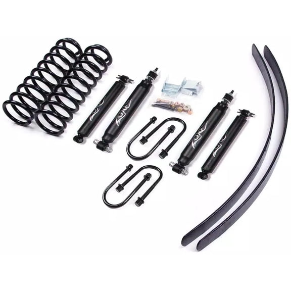 Zone Offroad 3" Coil Spring Lift Kit W/ Nitro Shocks,Dana Axle,84-01 Cherokee Xj