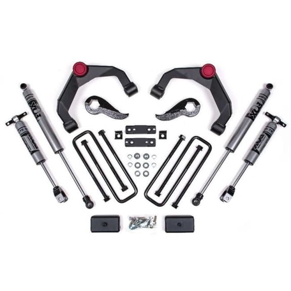 Zone Offroad  3 in. Adventure Series without Overload Fox Shocks for 2020 GM 2500-3500 HD