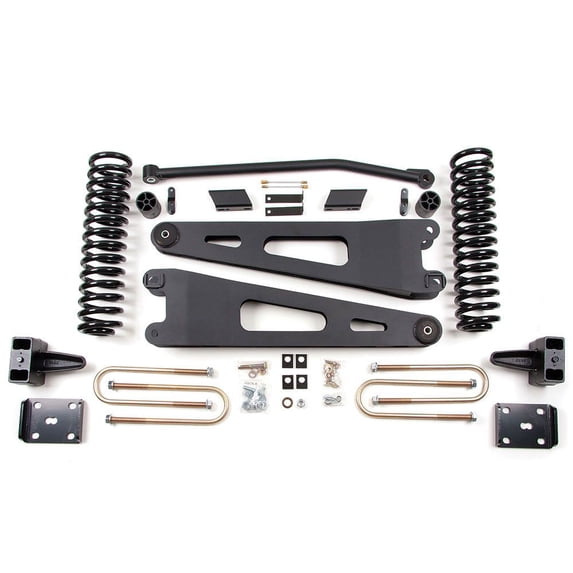 Zone Offroad 4" Radius Arm Lift Kit,Fits 2011-16 F250 4WD,Diesel,W/O Overload