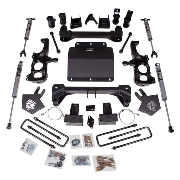 Zone Offroad 5 in. Suspension System with Overload for 2020-C Chevy & GM 2500HD-3500HD