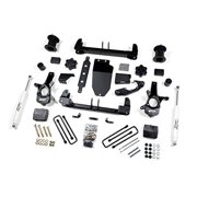 Zone Offroad 6.5" Suspension System - Steel Control Arms w/Black Nitro Shoc