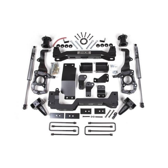 Zone Offroad ZONF98F 6 x 4 in. Front & Rear Suspension Lift Kit for 2021 Ford F150