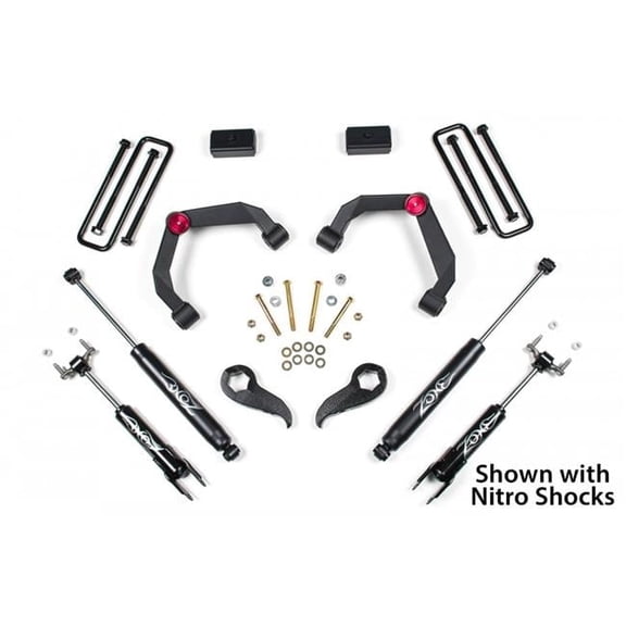 Zone Offroad ZORZONC2311 3 in. UCA Lift System for 2011-2015 Chevy Heavy Duty