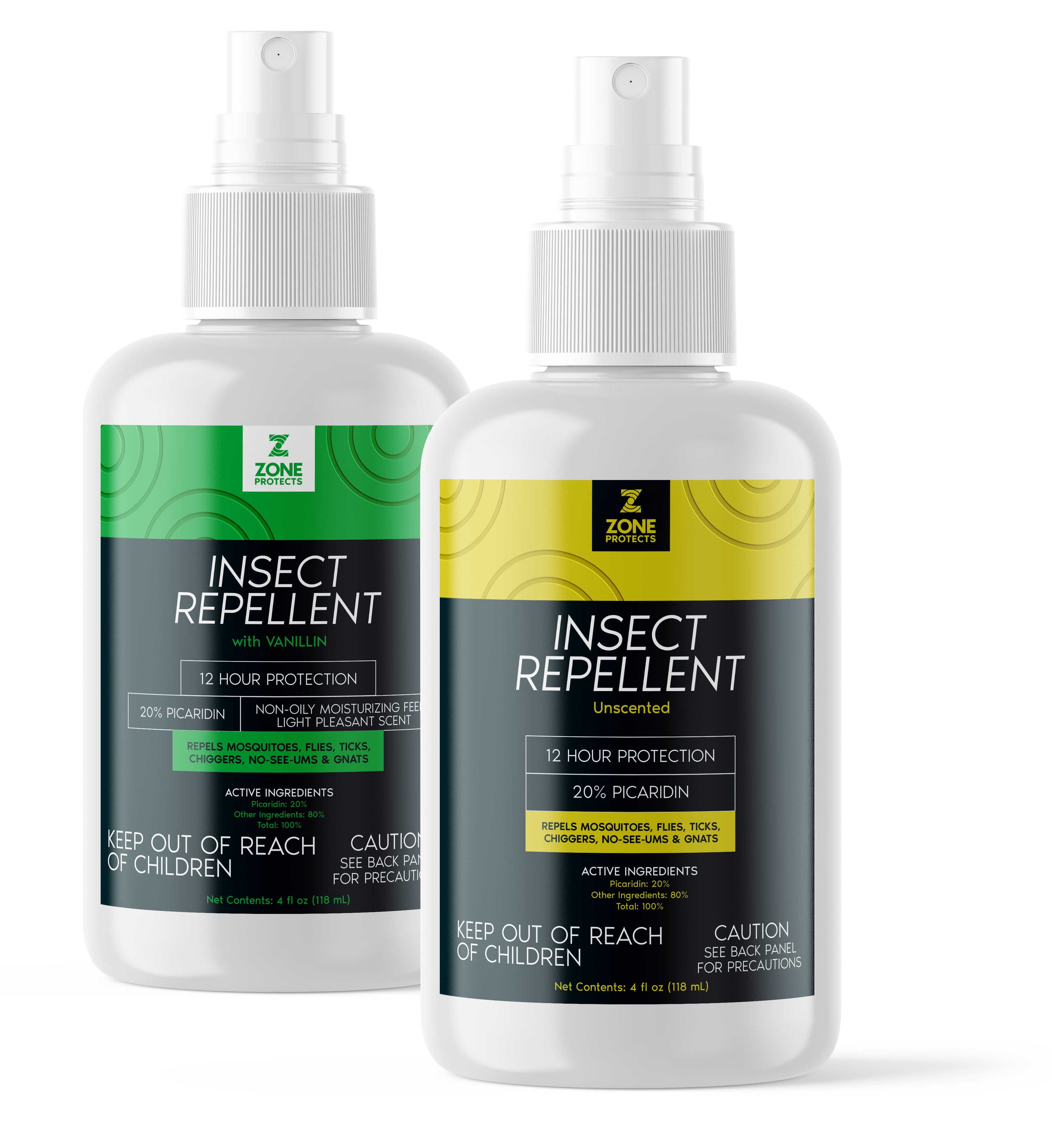 Zone Protects DEETAlternative Picaridin Insect Repellent. His and Hers