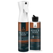 Zone Protects Horse & Rider Fly and Insect Repellent; 10oz Continuous Spray + Refill Combo; Picaridin Based, 12-hr Protection for You and Your Horse; Repels 400 Species of Flies and Mosquitoes