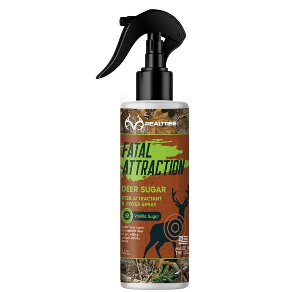 Fatal Attraction Deer Sugar; Deer Attractant & Scent Cover, 8oz. Bring The Deer to You. All Natural Vanillin Make Deer Curious