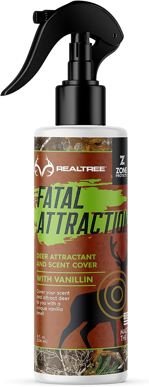 Zone Realtree Fatal Attraction Deer Attractant & Scent Cover, 8oz
