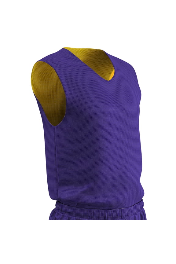 Zone Reversible Basketball Jersey, Adult 2X-Large, Purple and Gold