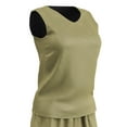 thumbnail image 1 of Zone Reversible Basketball Jersey, Women's X-Large, Vegas Gold and Black, 1 of 2